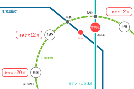 sharehouse access map